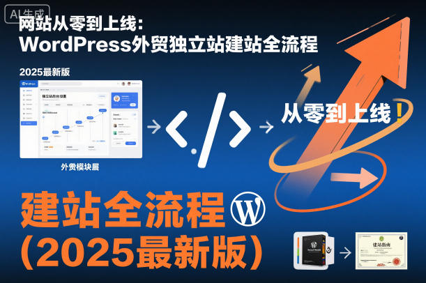 网站从零到上线:WordPress外贸独立站建站全流程(2025最新版)-立业有术