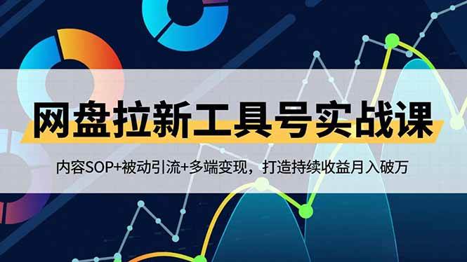 (16687期)网盘拉新工具号实战课,内容SOP+被动引流+多端变现,打造持续收益月入破万-立业有术
