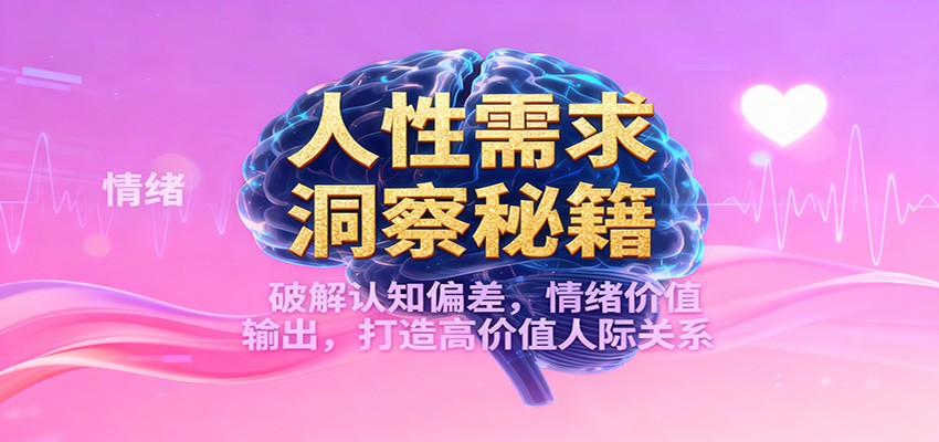 人性需求洞察秘籍,破解认知偏差,情绪价值输出,打造高价值人际关系-立业有术