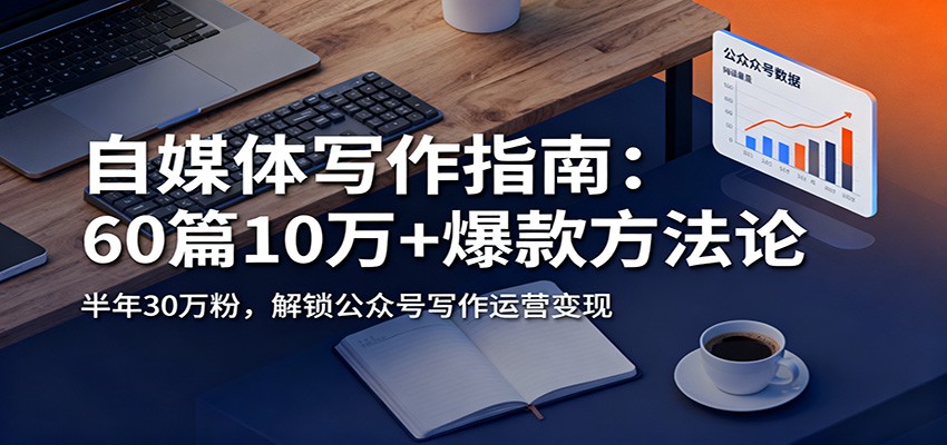 自媒体写作指南:60篇10万+爆款方法论,半年30万粉,解锁公众号写作运营变现-立业有术