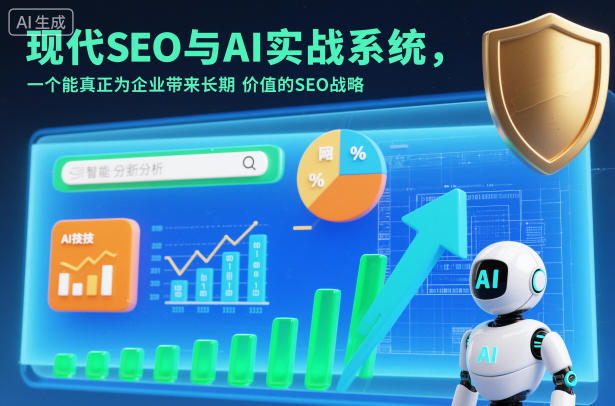 现代SEO与AI实战系统,一个能真正为企业带来长期价值的SEO战略(英语+中文字幕)-立业有术
