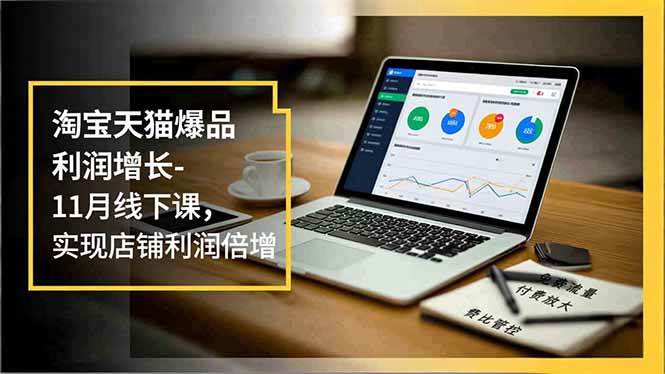 (16824期)淘宝天猫爆品利润增长-11月线下课,免费流量、付费放大、费比管控,实现店铺利润倍增-立业有术