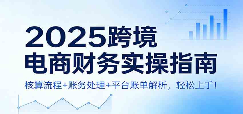 2025跨境电商财务实操指南:核算流程+账务处理+平台账单解析,轻松上手!-立业有术