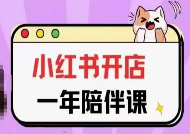 三九小红书开店一年陪伴课(更新)，从0到1玩赚小红书开店-立业有术