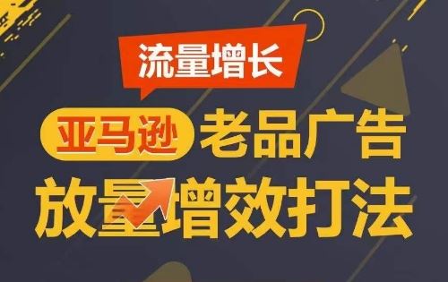 流量增长 亚马逊老品广告放量增效打法，短期内广告销量翻倍-立业有术