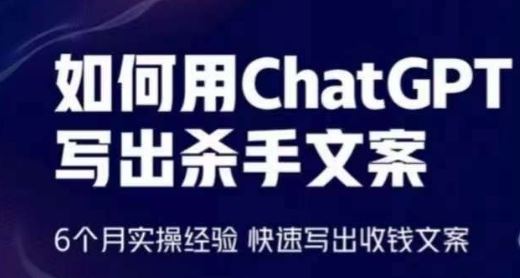 如何用ChatGPT写出杀手文案，6个月实操经验，快速写出收钱文案-立业有术