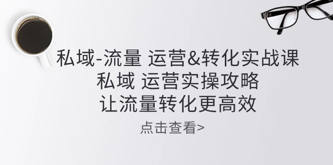 私域流量运营&转化实操课：私域运营实操攻略，让流量转化更高效-立业有术