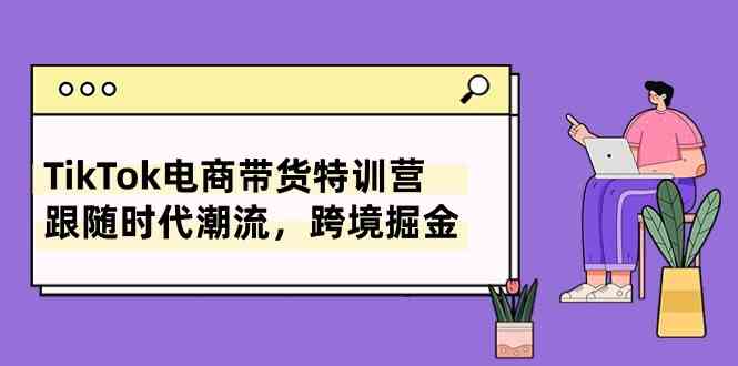 TikTok电商带货特训营，跟随时代潮流，跨境掘金（8节课）-立业有术