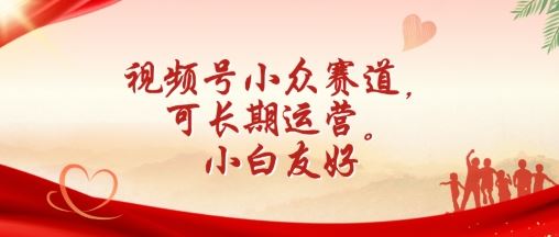 视频号小众赛道，可长期运营，小白友好【揭秘】-立业有术