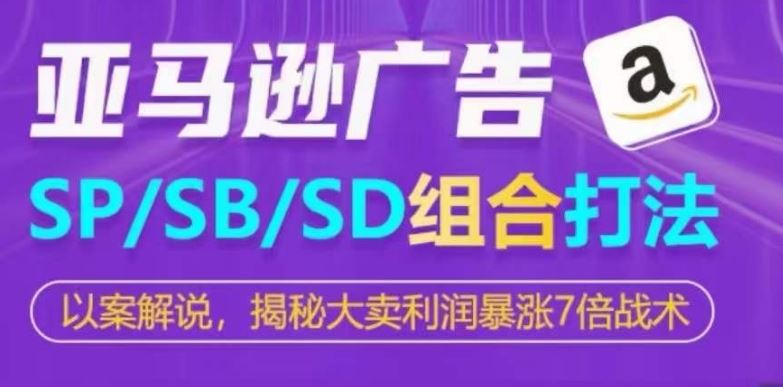 亚马逊SP/SB/SD广告组合打法，揭秘大卖利润暴涨7倍战术-立业有术