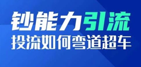 钞能力引流：投流如何弯道超车，投流系数及增长方法，创造爆款短视频-立业有术