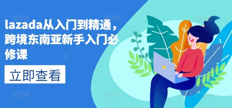 lazada从入门到精通，跨境东南亚新手入门必修课-立业有术