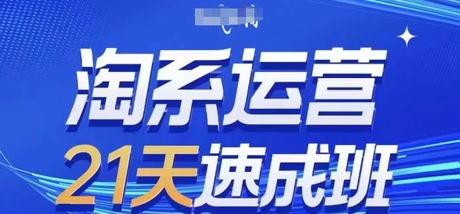 淘系运营21天速成班(更新24年6月)，0基础轻松搞定淘系运营，不做假把式-立业有术