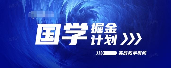 国学掘金计划2024实战教学视频教学，高复购项目长久项目-立业有术