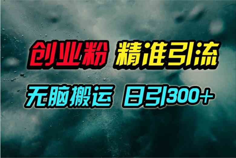 （9875期）视频号纯搬运日引300+创业粉教程！-立业有术