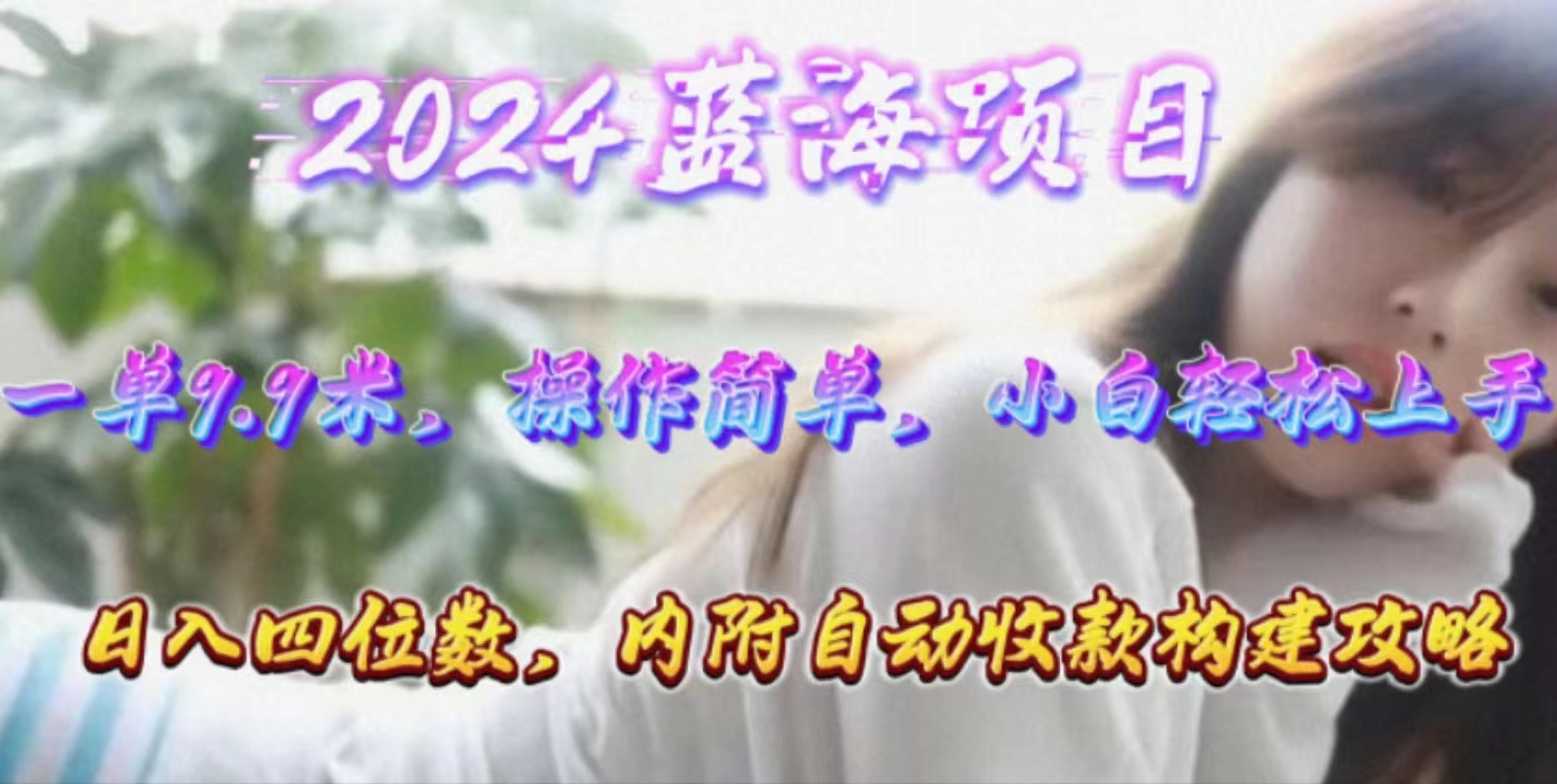 （10204期）年轻群体的蓝海市场，1单9.9元，操作简单，小白轻松上手，日入四位数-立业有术