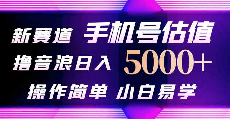 （10154期）抖音不出境直播【手机号估值】最新撸音浪，日入5000+，简单易学，适合…-立业有术