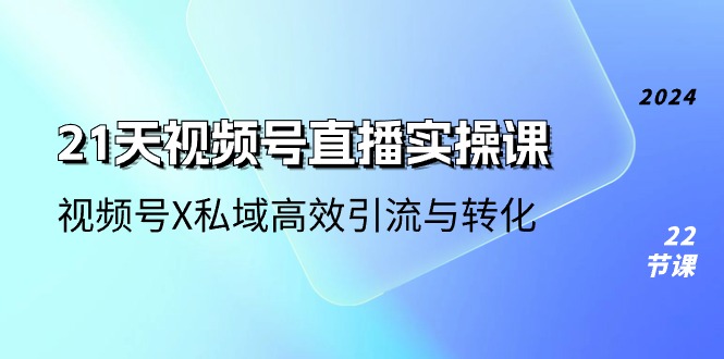 （10966期）21天-视频号直播实操课，视频号X私域高效引流与转化（22节课）-立业有术