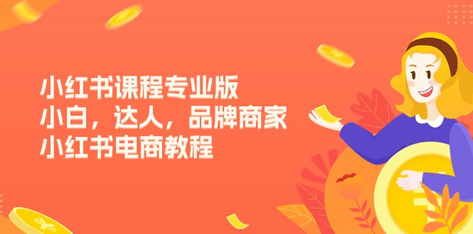 （11022期）小红书课程专业版，小白，达人，品牌商家，小红书电商教程（15节）-立业有术