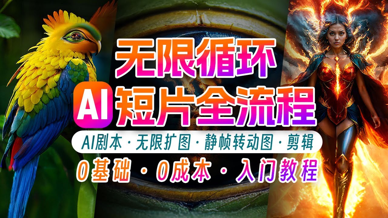 AI剪辑无限循环画面：新手轻松月入上万-立业有术