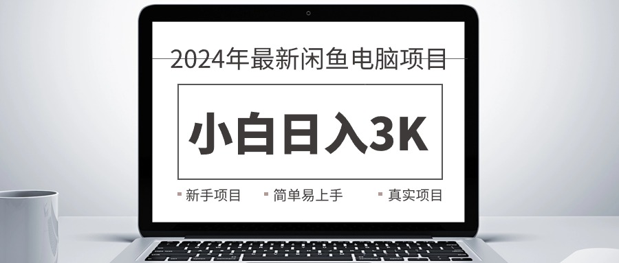 （10846期）2024最新闲鱼卖电脑项目，新手小白日入3K+，最真实的项目教学-立业有术