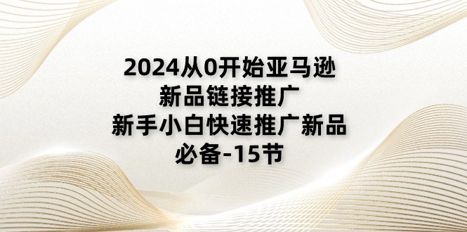 （11224期）2024从0开始亚马逊新品链接推广，新手小白快速推广新品的必备-15节-立业有术