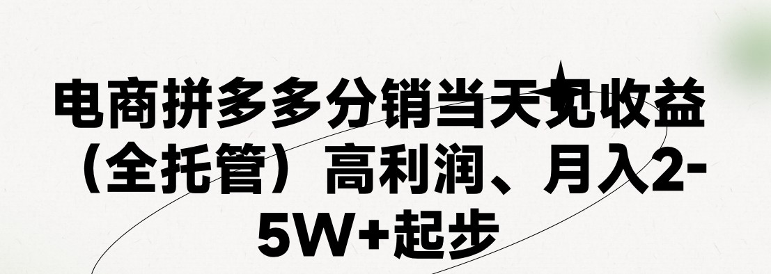 （11091期）最新拼多多模式日入4K+两天销量过百单，无学费、 老运营代操作、小白福…-立业有术