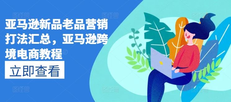 亚马逊新品老品营销打法汇总，亚马逊跨境电商教程-立业有术