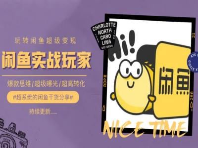 手把手教你0到1系统玩转闲鱼变现，爆款思维/超级曝光/超高转化-立业有术