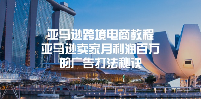 （11453期）亚马逊跨境电商教程：亚马逊卖家月利润百万的广告打法秘诀-立业有术