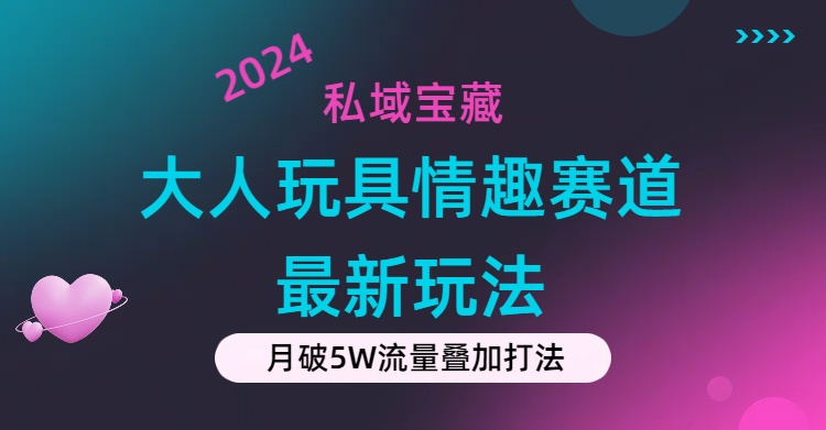 （11541期）私域宝藏：大人玩具情趣赛道合规新玩法，零投入，私域超高流量成单率高-立业有术