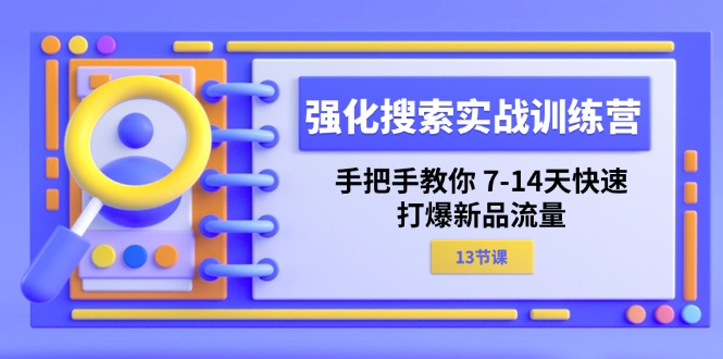 （11557期）强化 搜索实战训练营，手把手教你 7-14天快速-打爆新品流量（13节课）-立业有术