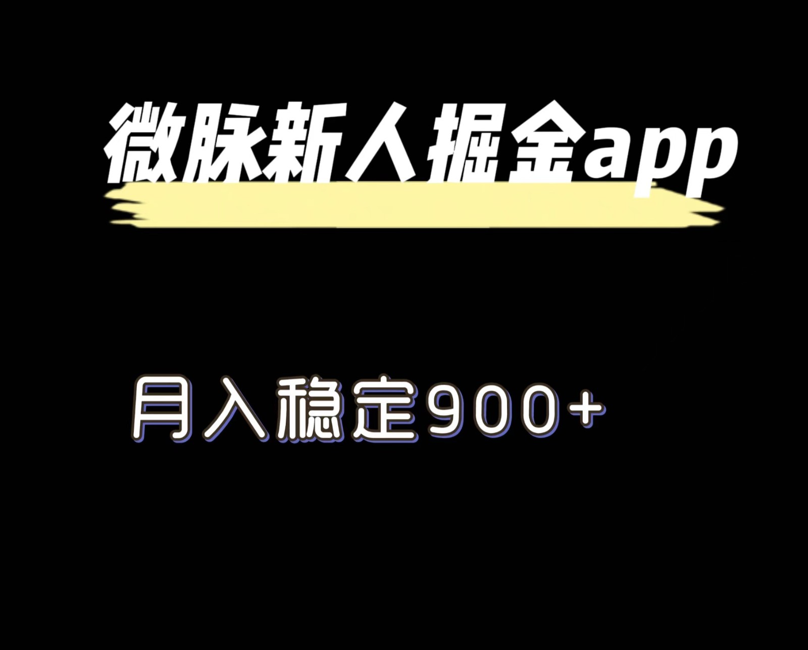 最新微脉长久项目，拉新掘金，月入稳定900+-立业有术