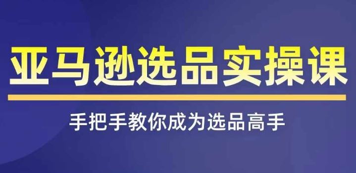 亚马逊选品实操课程，快速掌握亚马逊选品的技巧，覆盖亚马逊选品所有渠道-立业有术