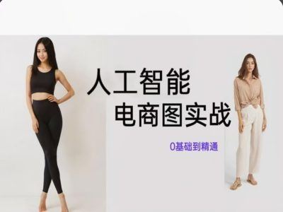 人工智能SD电商图实战，ai绘图0基础到精通-立业有术
