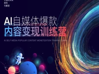 AI自媒体爆款内容变现训练营，20%底层逻辑，60%实操方法，20%案例拆解(即学即用)-立业有术