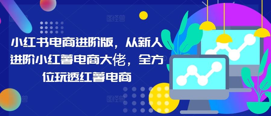 小红书电商进阶版，从新人进阶小红薯电商大佬，全方位玩透红薯电商-立业有术