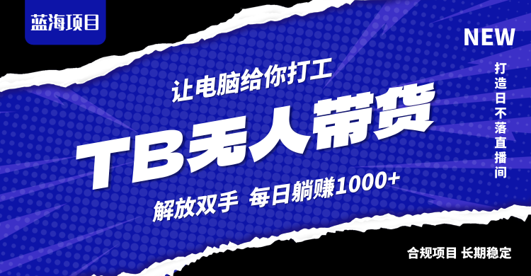 （12742期）淘宝无人直播最新玩法，不违规不封号，轻松月入3W+-立业有术