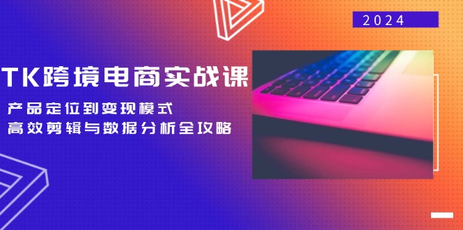 （12783期）TK跨境电商实战课：产品定位到变现模式，高效剪辑与数据分析全攻略-立业有术