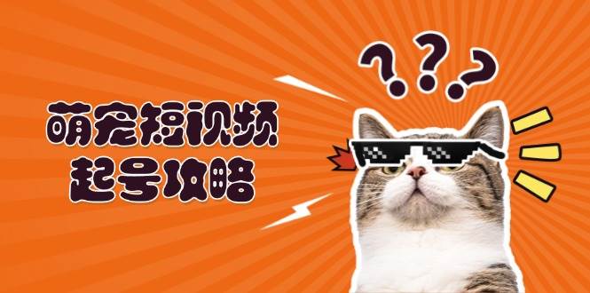 （13135期）萌宠-短视频起号攻略：定位搭建推流全解析，助力新手轻松打造爆款-立业有术