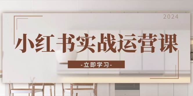 小红书实战运营课：从开通店铺到直播话术，打造爆款笔记与高效直播-立业有术