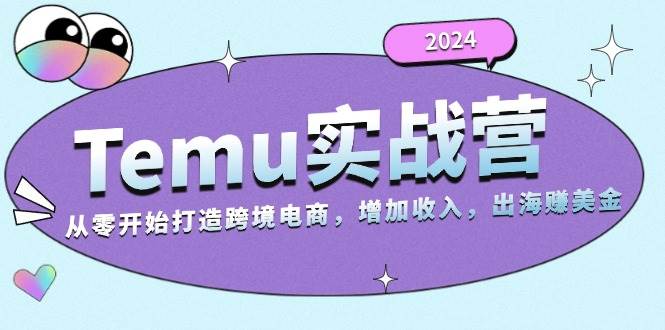 （13266期）2024Temu实战营：从零开始打造跨境电商，增加收入，出海赚美金-立业有术
