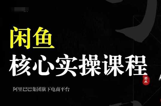 2024闲鱼核心实操课程，从养号、选品、发布、销售，教你做一个出单的闲鱼号-立业有术