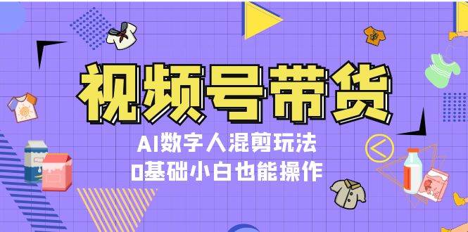（13359期）视频号带货，AI数字人混剪玩法，0基础小白也能操作-立业有术