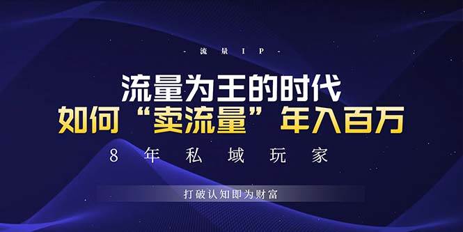 （13433期）未来如何通过“卖流量”年入百万，跨越一切周期绝对蓝海项目-立业有术