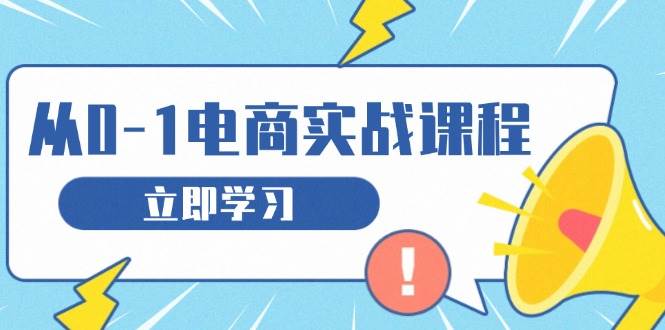 （13594期）从零做电商实战课程，教你如何获取访客、选品布局，搭建基础运营团队-立业有术