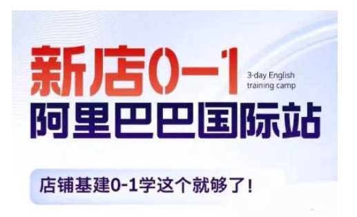 阿里巴巴国际站新店0-1，店铺基建0-1学这个就够了-立业有术