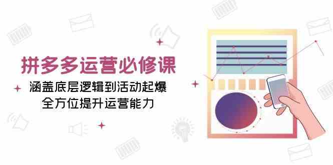 拼多多运营必修课：涵盖底层逻辑到活动起爆，全方位提升运营能力-立业有术
