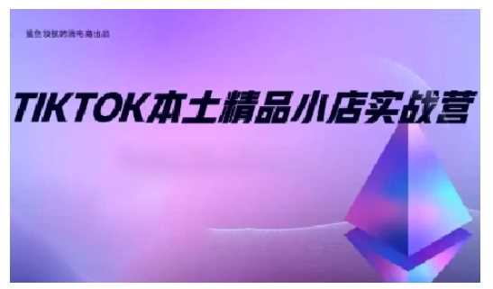 TikTok本土精品小店出海实战营，从入门到高阶，不止0-1!-立业有术