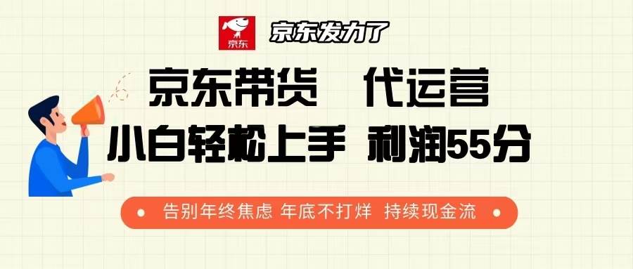（13833期）京东带货 代运营 利润55分 告别年终焦虑 年底不打烊 持续现金流-立业有术
